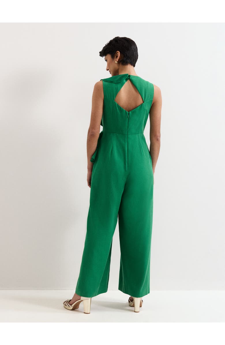 Phase Eight Jillian Wide Leg Jumpsuit, Alternate, color, Green