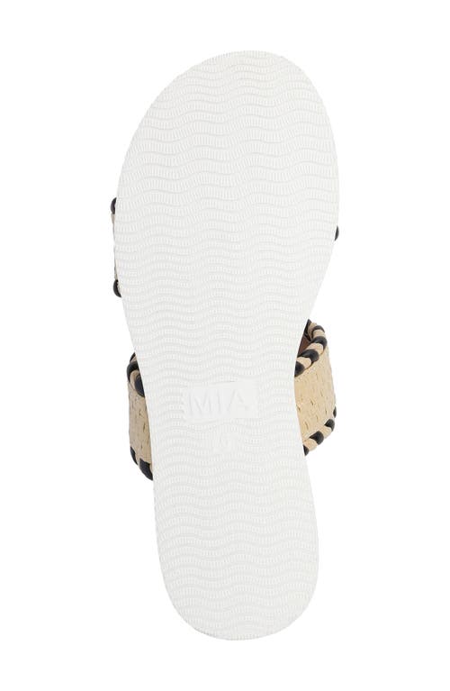 Mia Vella Two-strap Sandal In Brown