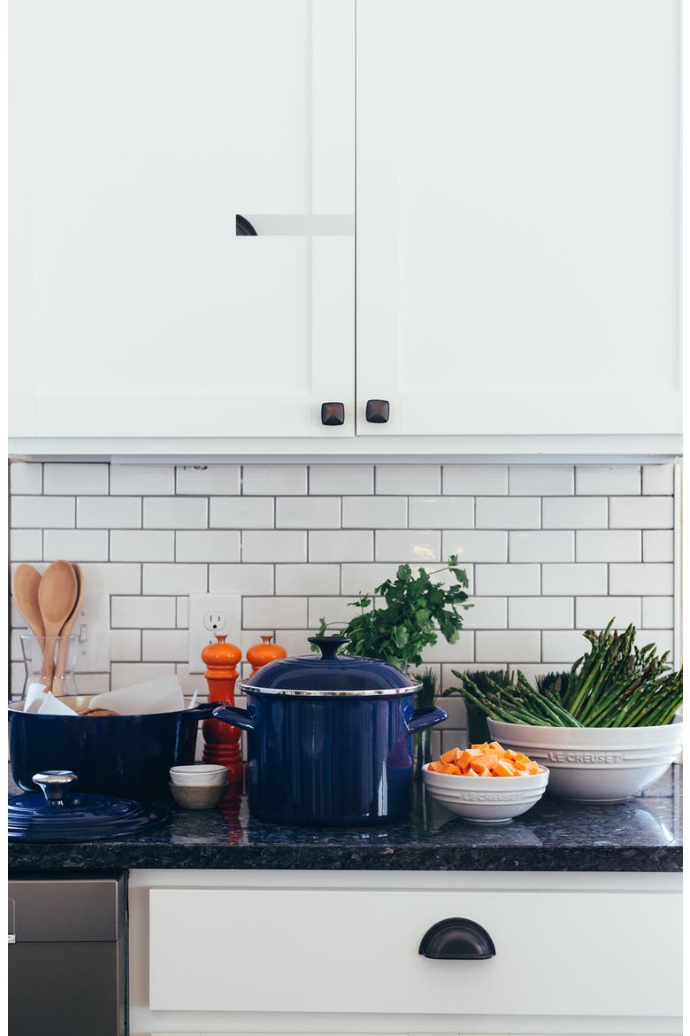 10-Quart Enameled Steel Stockpot, Alternate, color, OYSTER