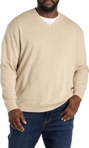 Harbor Bay by DXL Big & Tall V-Neck Pullover