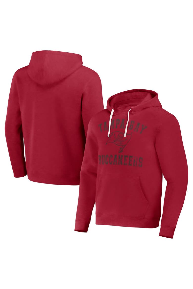 Men's NFL x Darius Rucker Collection by Fanatics Red Tampa Bay Buccaneers Coaches Pullover Hoodie, Main, color, Red