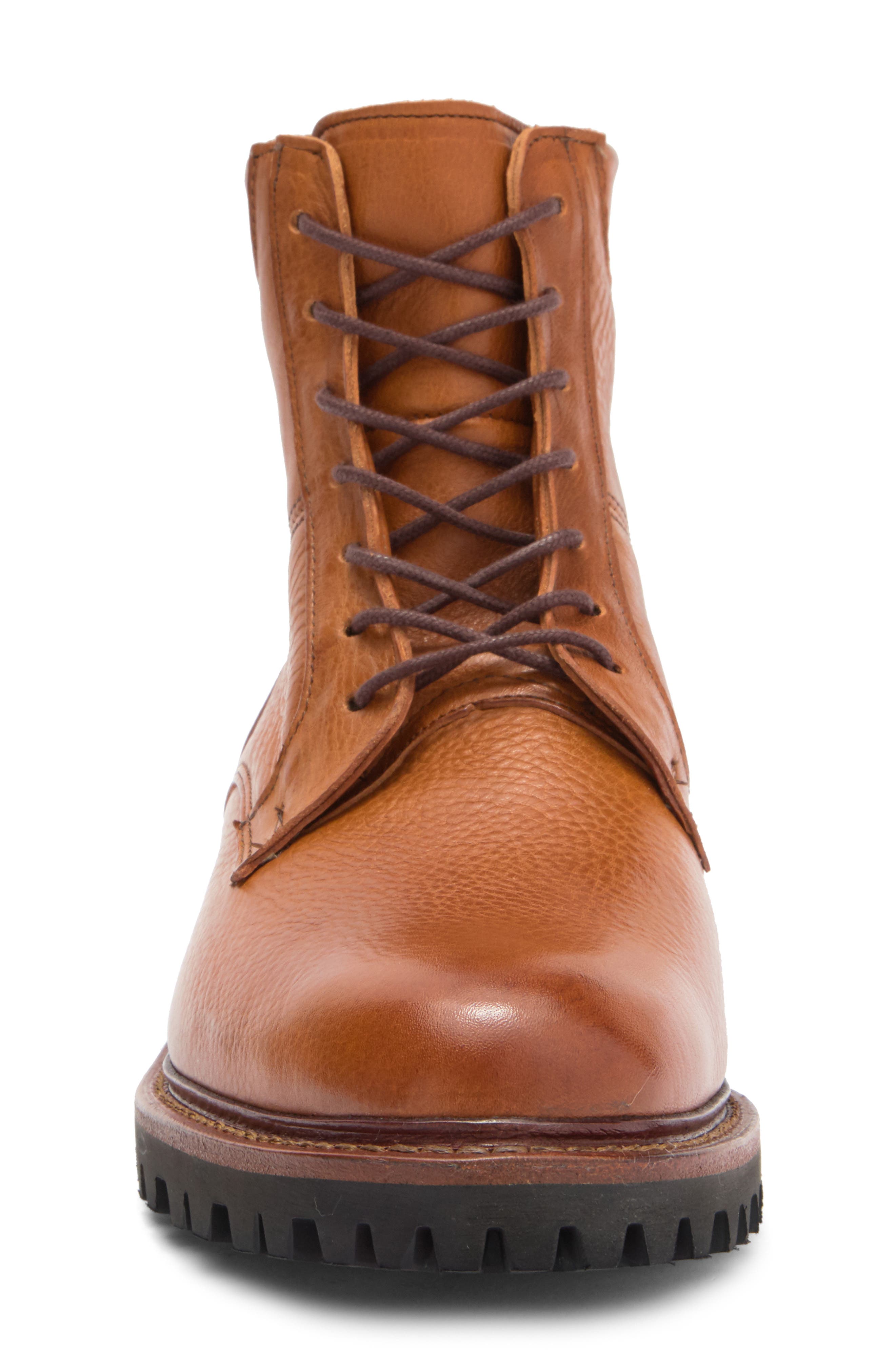 Algonquin Lugged Chelsea Boot, Alternate, color, COGNAC