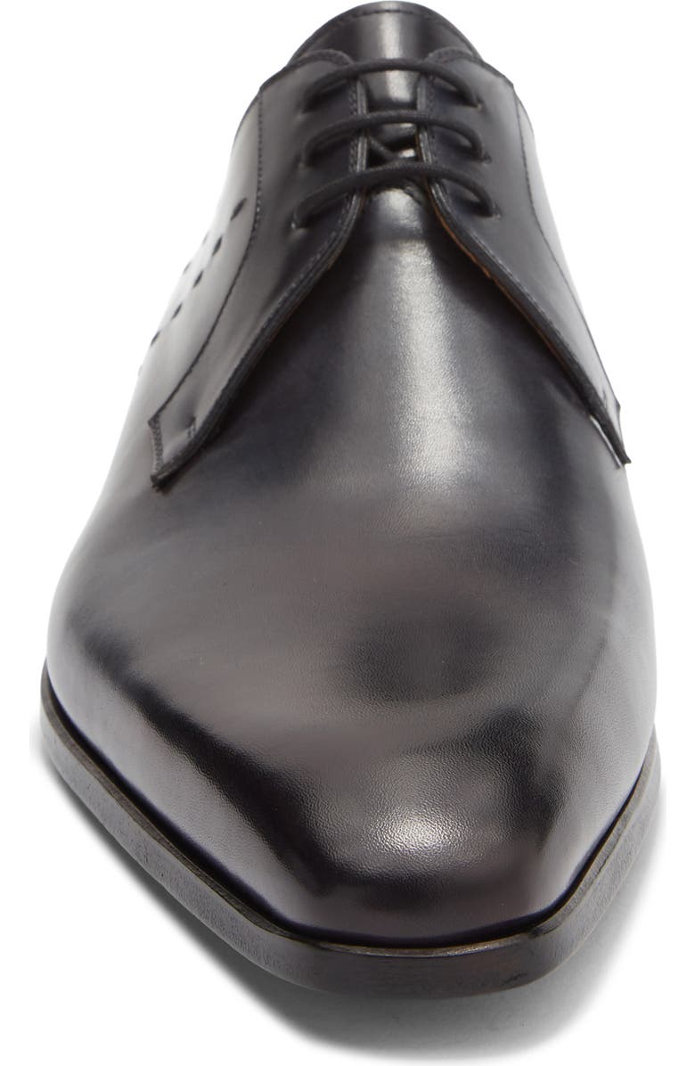 Magnanni Leather Derby, Alternate, color, Navy