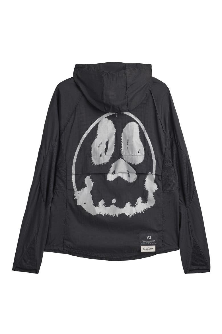 Graphic Running Jacket, Alternate, color, BLACK