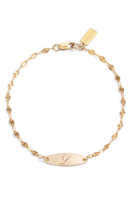 Set & Stones Bank Initial Bracelet