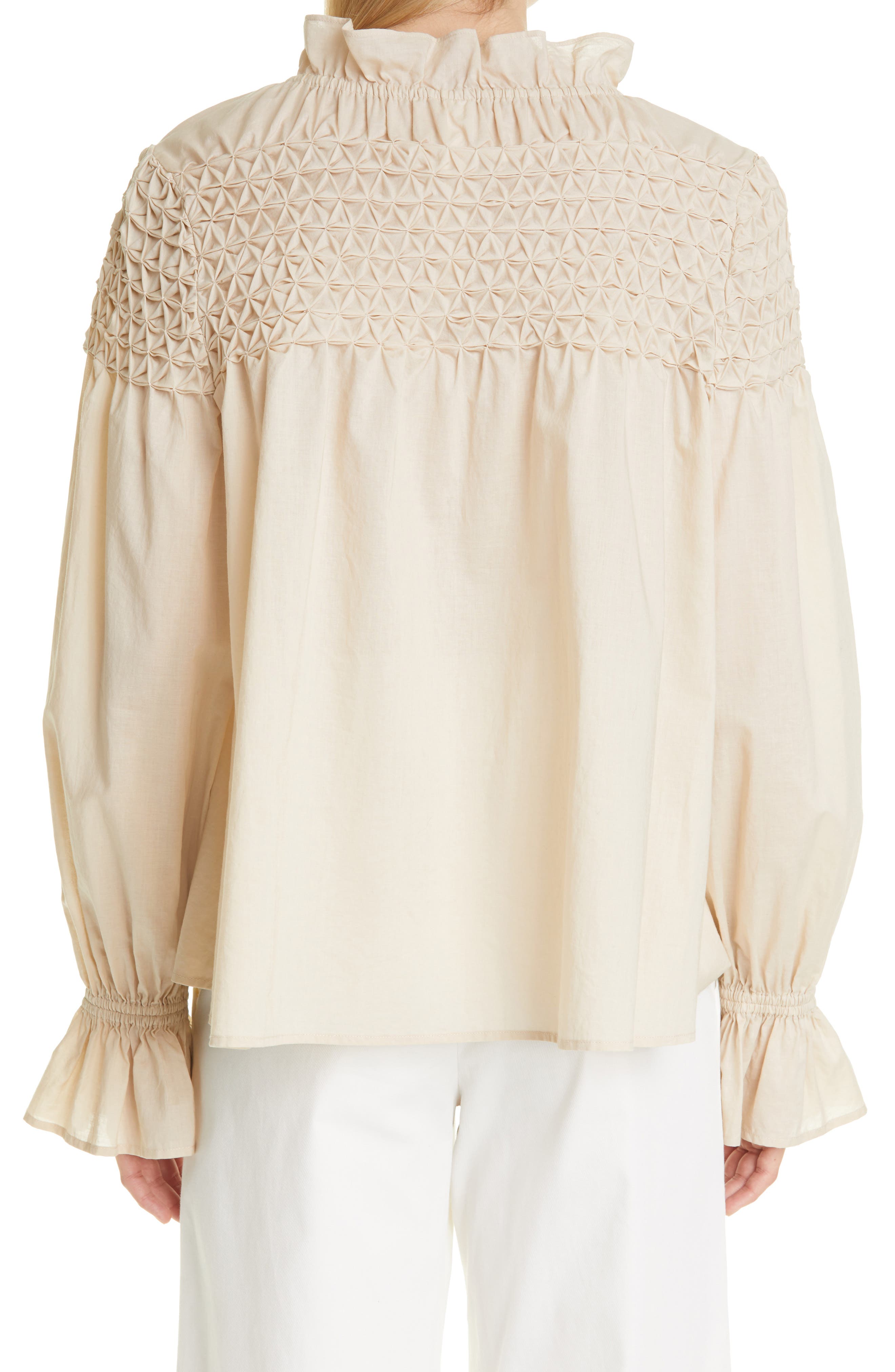 Majorelle Smocked Blouse - image 2