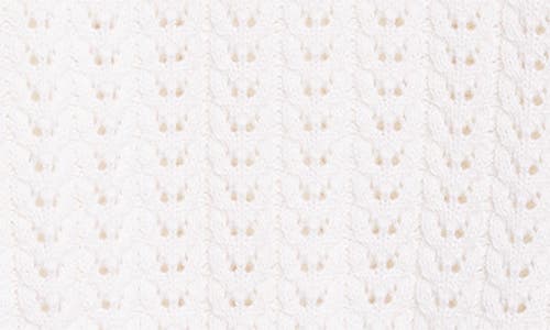 Alice And Olivia Alice + Olivia Chase Puff Sleeve Wool Blend Sweater In White