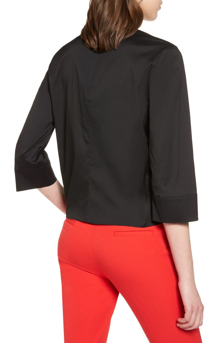 Halogen<sup>®</sup> Tie Front Blouse, Alternate, color, 