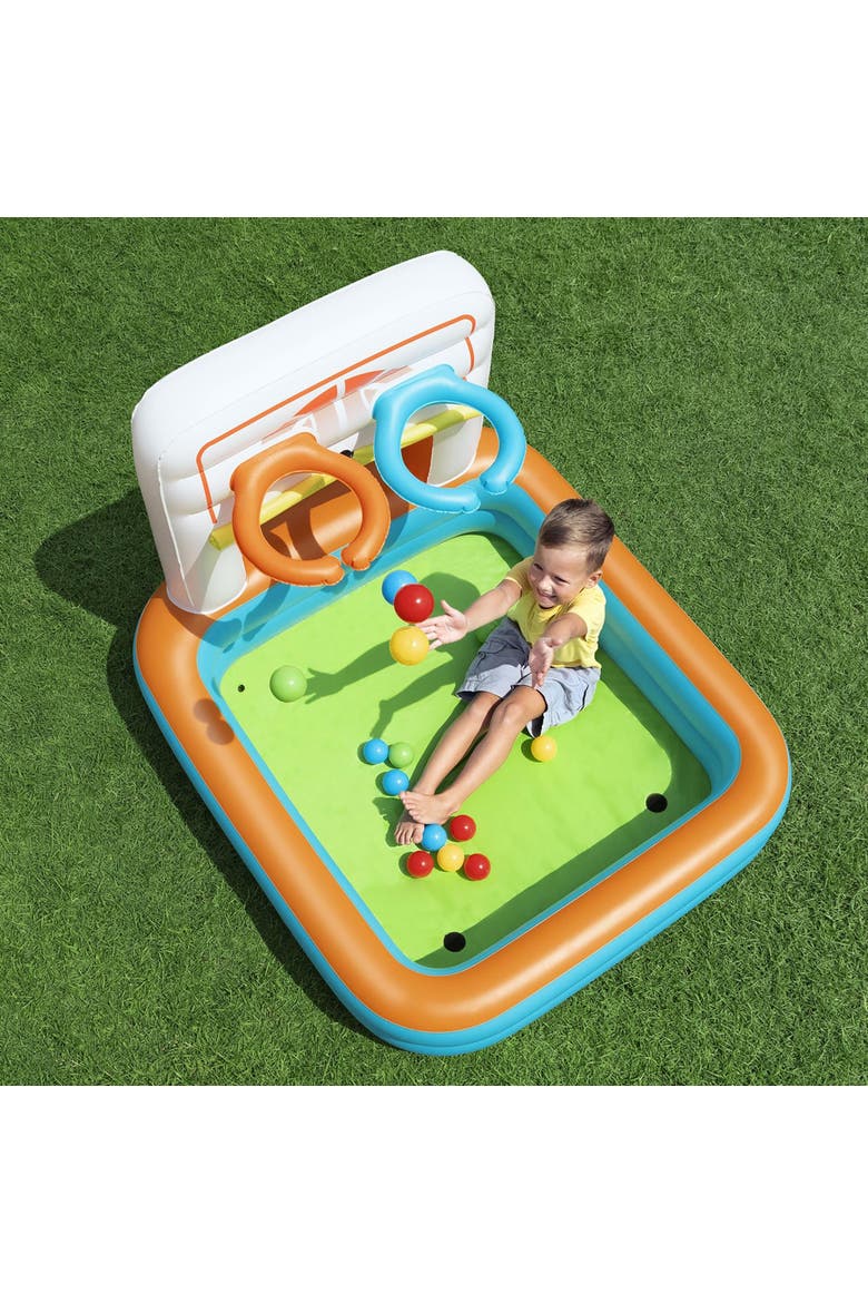 Kick N Swish  3 In 1 Inflatable Sports Activity Center, Alternate, color, Multicolored