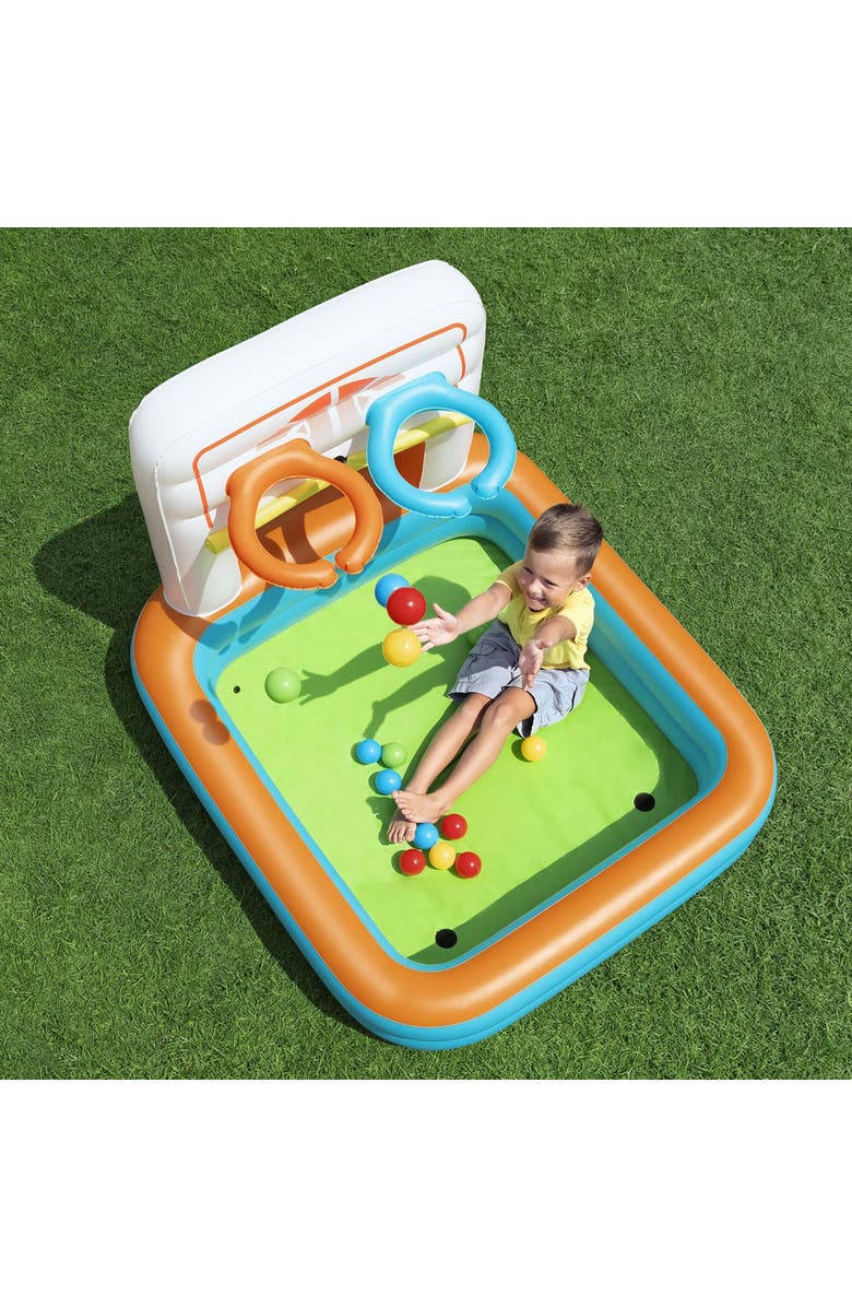 Bestway Kick N Swish  3 In 1 Inflatable Sports Activity Center, Alternate, color, Multicolored