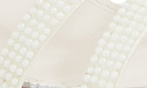 Reiss White Leather Beaded-strap Stiletto Sandals In White
