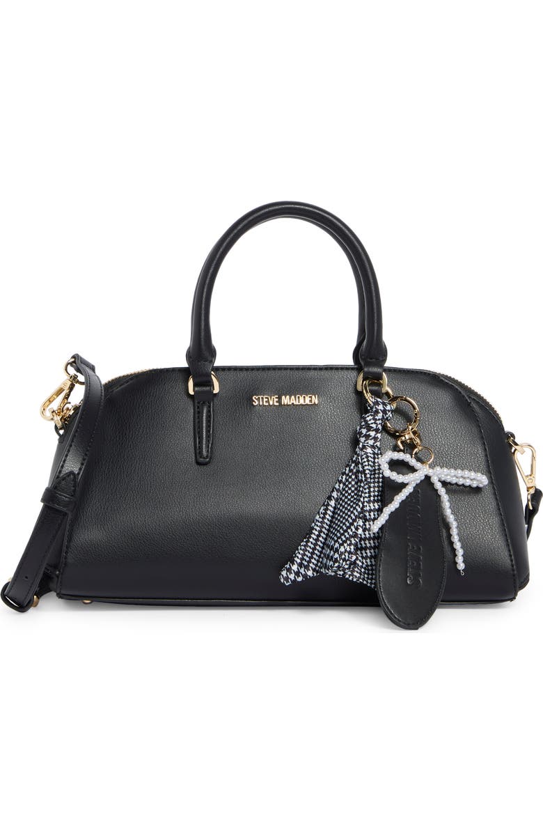 Steve Madden Bkeela East/West Satchel Crossbody Bag, Main, color, Black