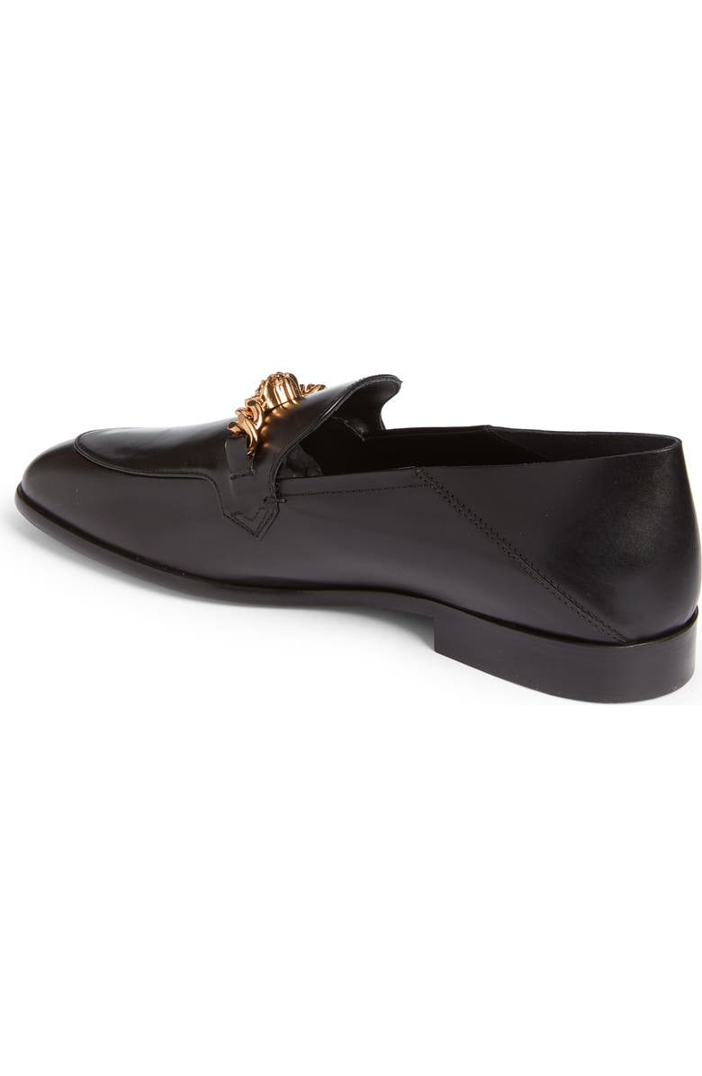 Versace Medusa Chain Loafer, Alternate, color,