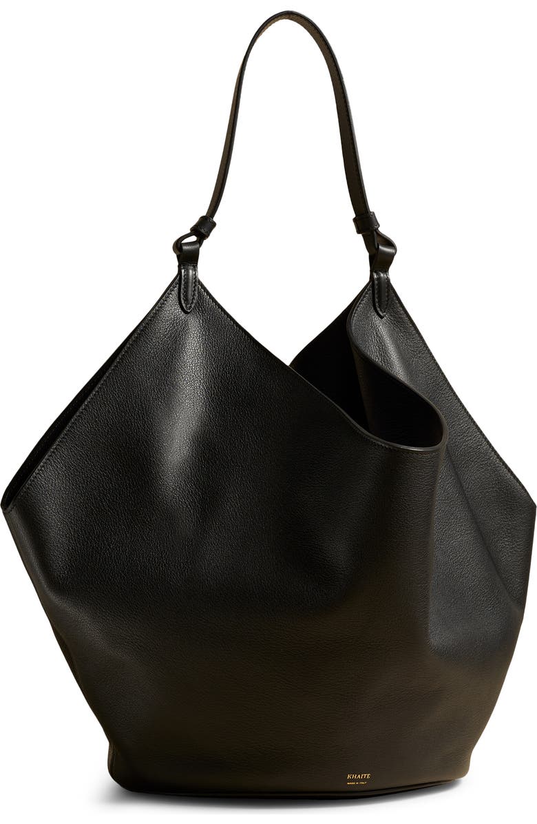 Khaite Medium Lotus Leather Tote, Main, color,