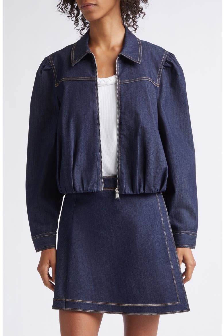 Estella Denim Jacket, Main, color, INDIGO