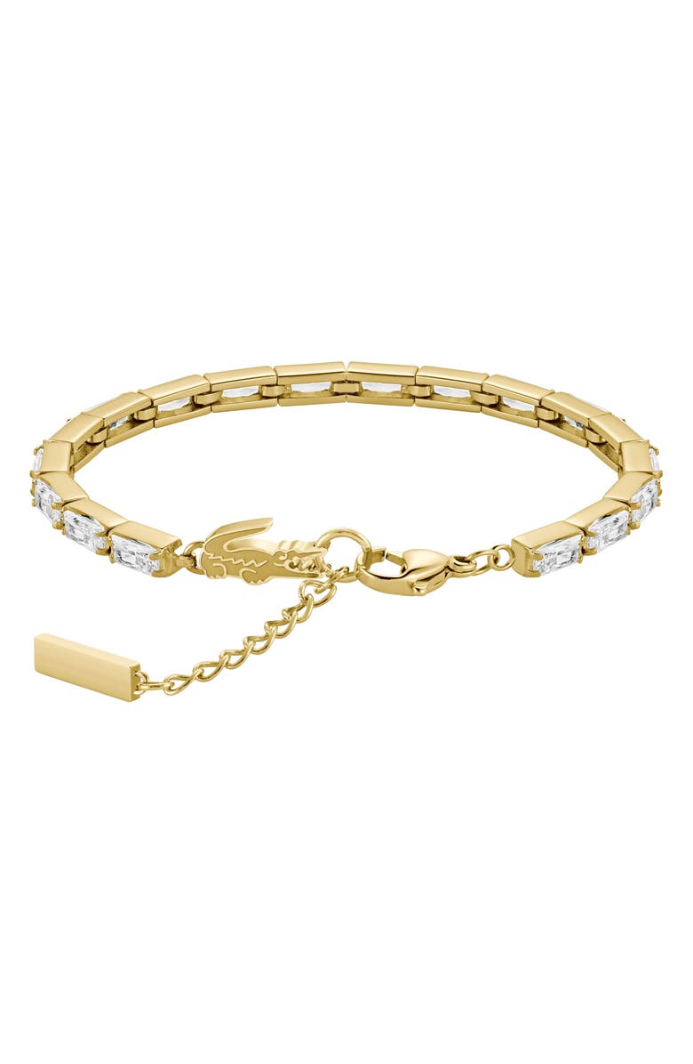 Lacoste Duchess Crystal Bracelet, Alternate, color, Gold