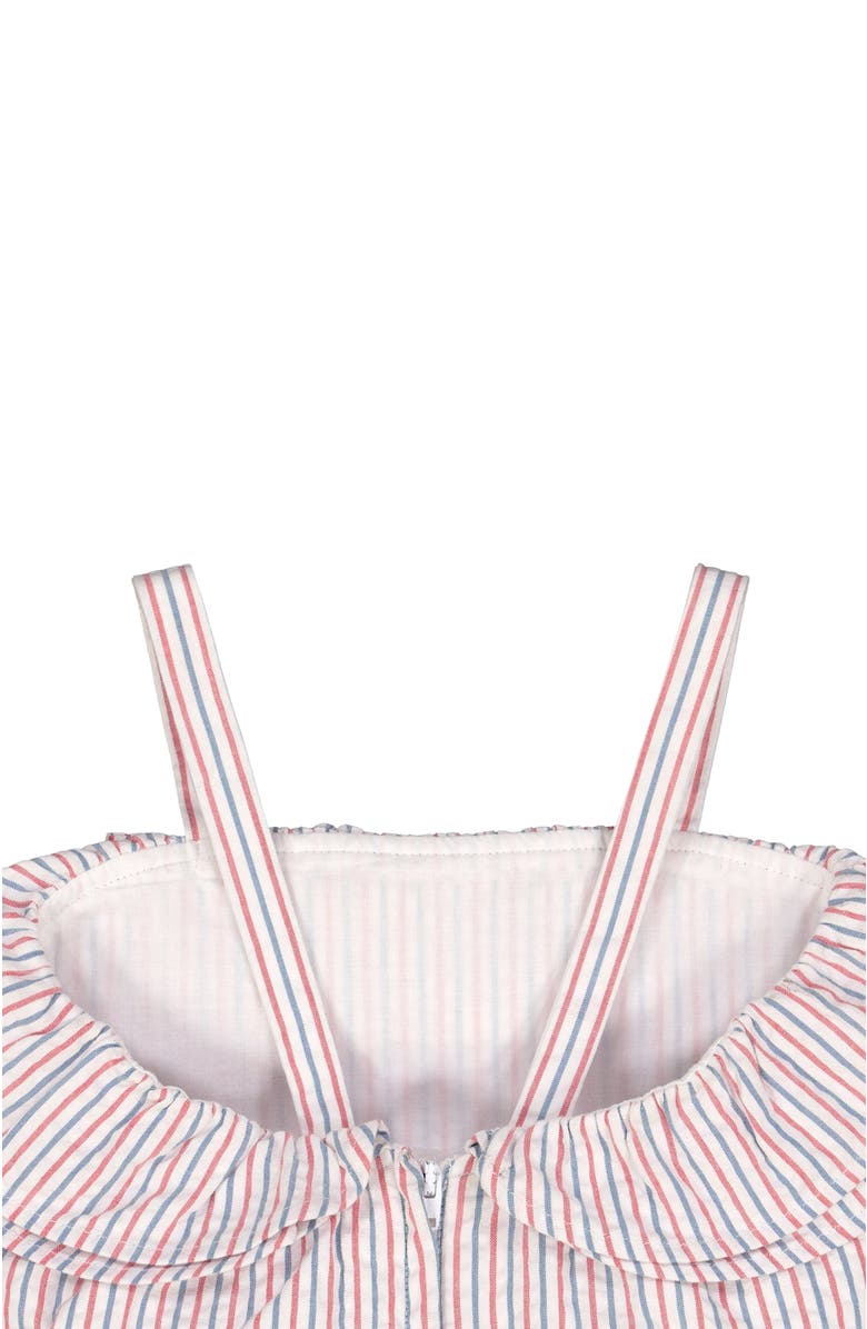 Hope & Henry Girls' Ruffle Edge Romper, Toddler, Alternate, color, 