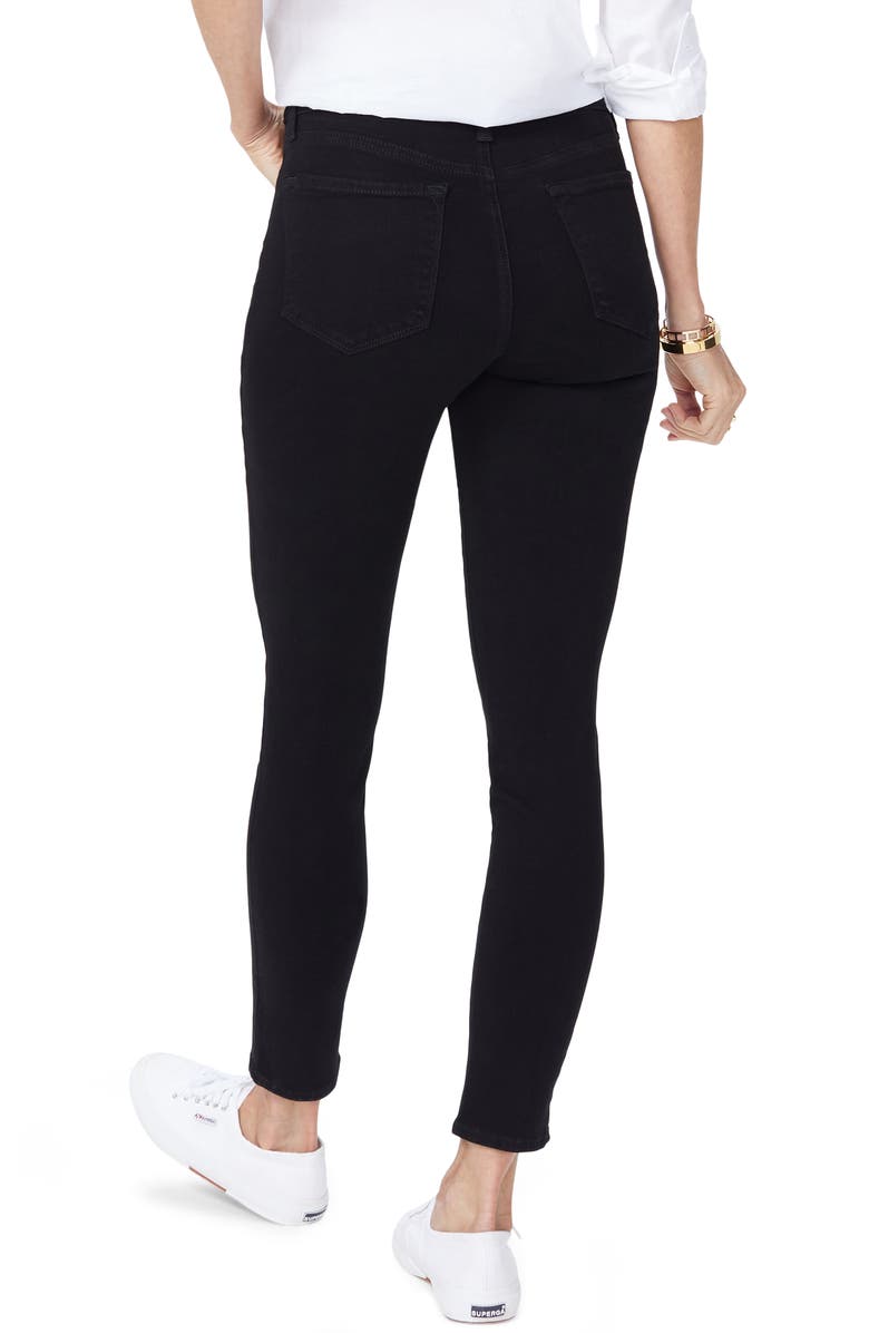 NYDJ Ami Stretch Super Skinny Jeans, Alternate, color, Black