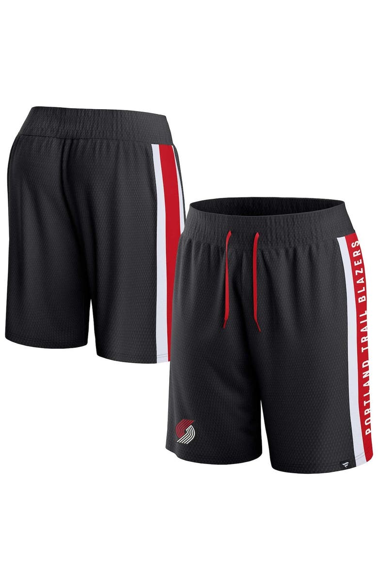 FANATICS Men's Fanatics Branded Black Portland Trail Blazers Referee Iconic Mesh Shorts, Main, color, Black