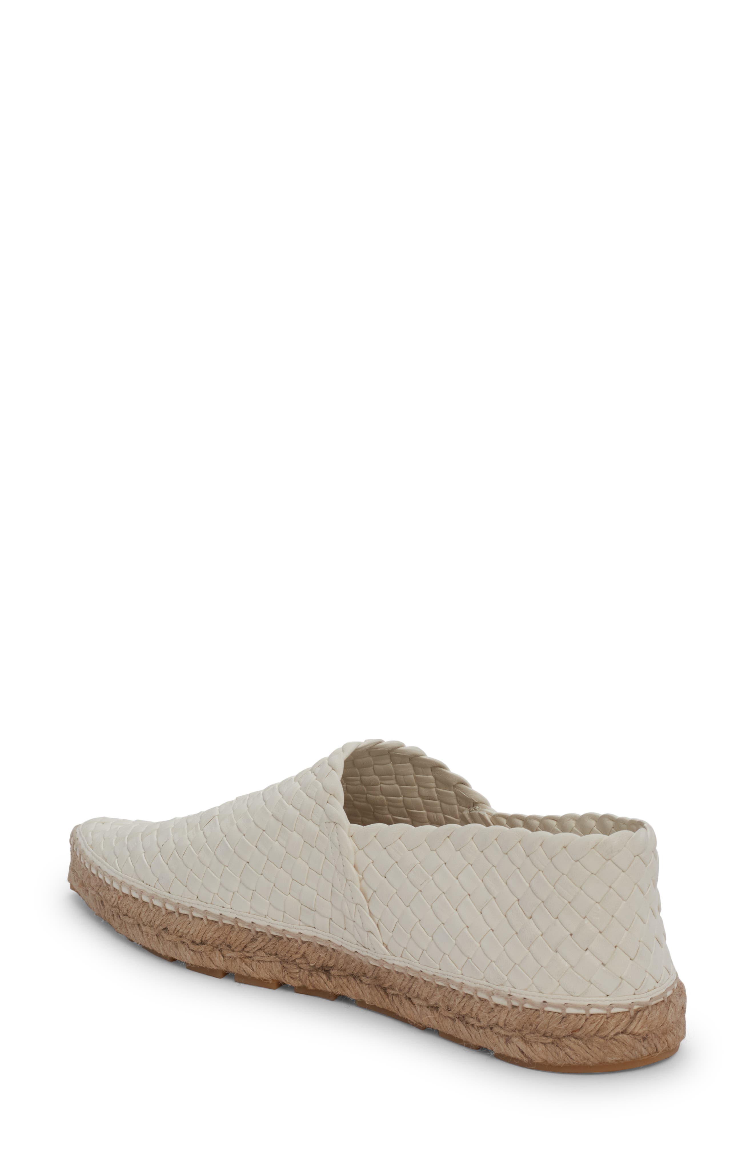 Bottega Veneta Intrecciato Leather Espadrille, Alternate, color, White