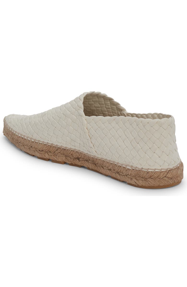 Bottega Veneta Intrecciato Leather Espadrille, Alternate, color, White