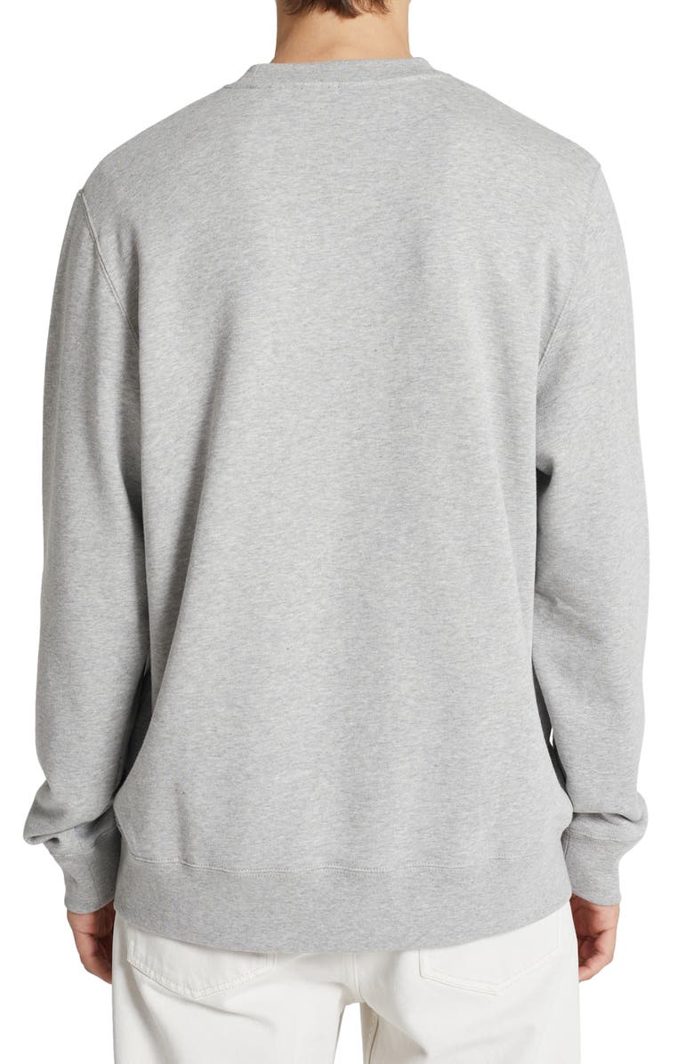 Wood Wood Hugh Oversize Embroidered Logo Organic Cotton Crewneck Sweatshirt, Alternate, color,