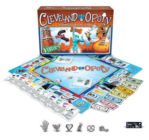Late for the Sky Clevelandopoly Monopoly Board Game in Multicolored  product