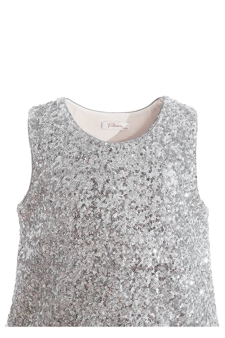 Sequin Feather-Trim Set, Alternate, color, Grey