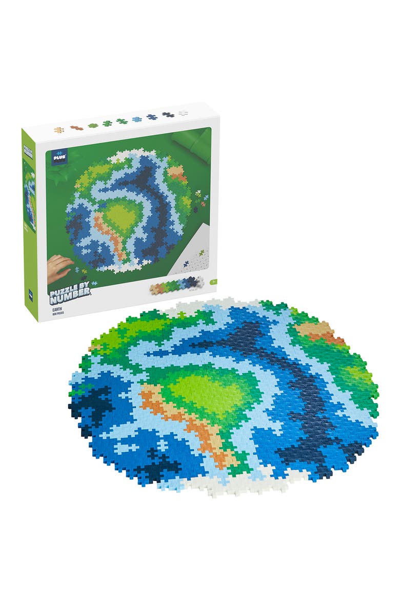 800-Piece Earth Puzzle by Number, Alternate, color, MULTI