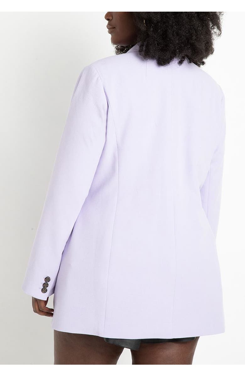 ELOQUII The 365 Semi Stretch Two Button Blazer, Alternate, color, Black