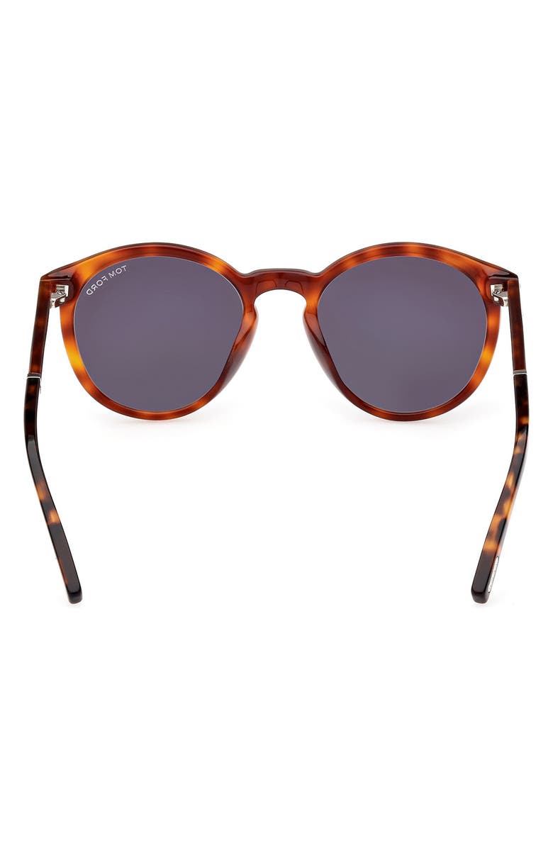 TOM FORD 51mm Gradient Round Sunglasses, Alternate, color,