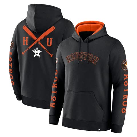 Men's Fanatics  Black Houston Astros Big City Legacy Fleece Pullover Hoodie