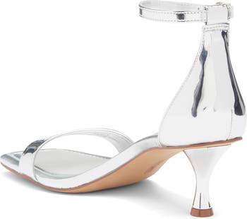 Vinkely Square Toe Kitten Heel Sandal (Women)<br>