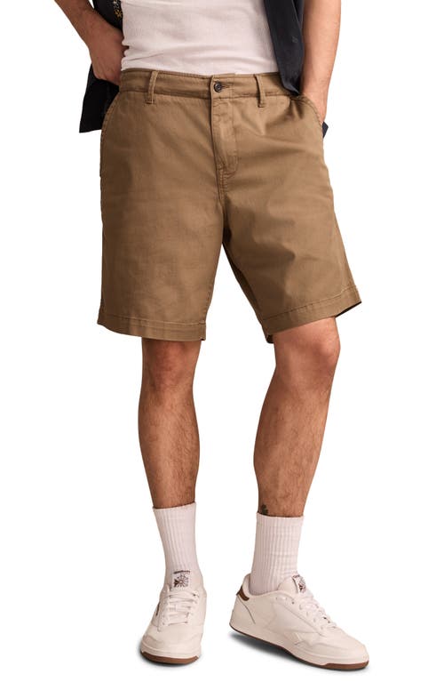 Shop Lucky Brand Stretch Twill Shorts In Teak
