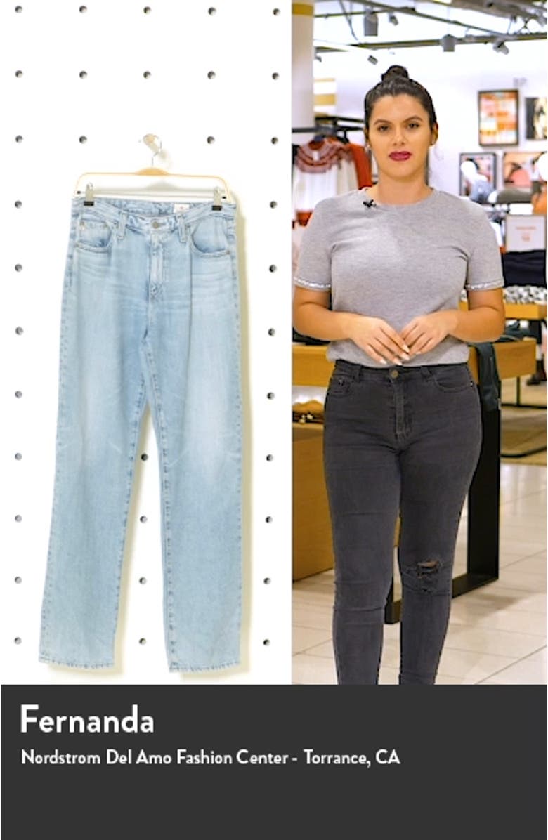 Alexxis High Waist Straight Leg Jeans, sales video thumbnail