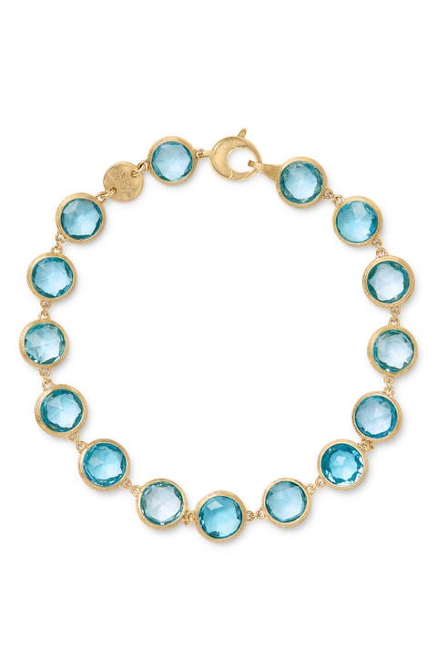 Jaipur Color Blue Topaz Bracelet