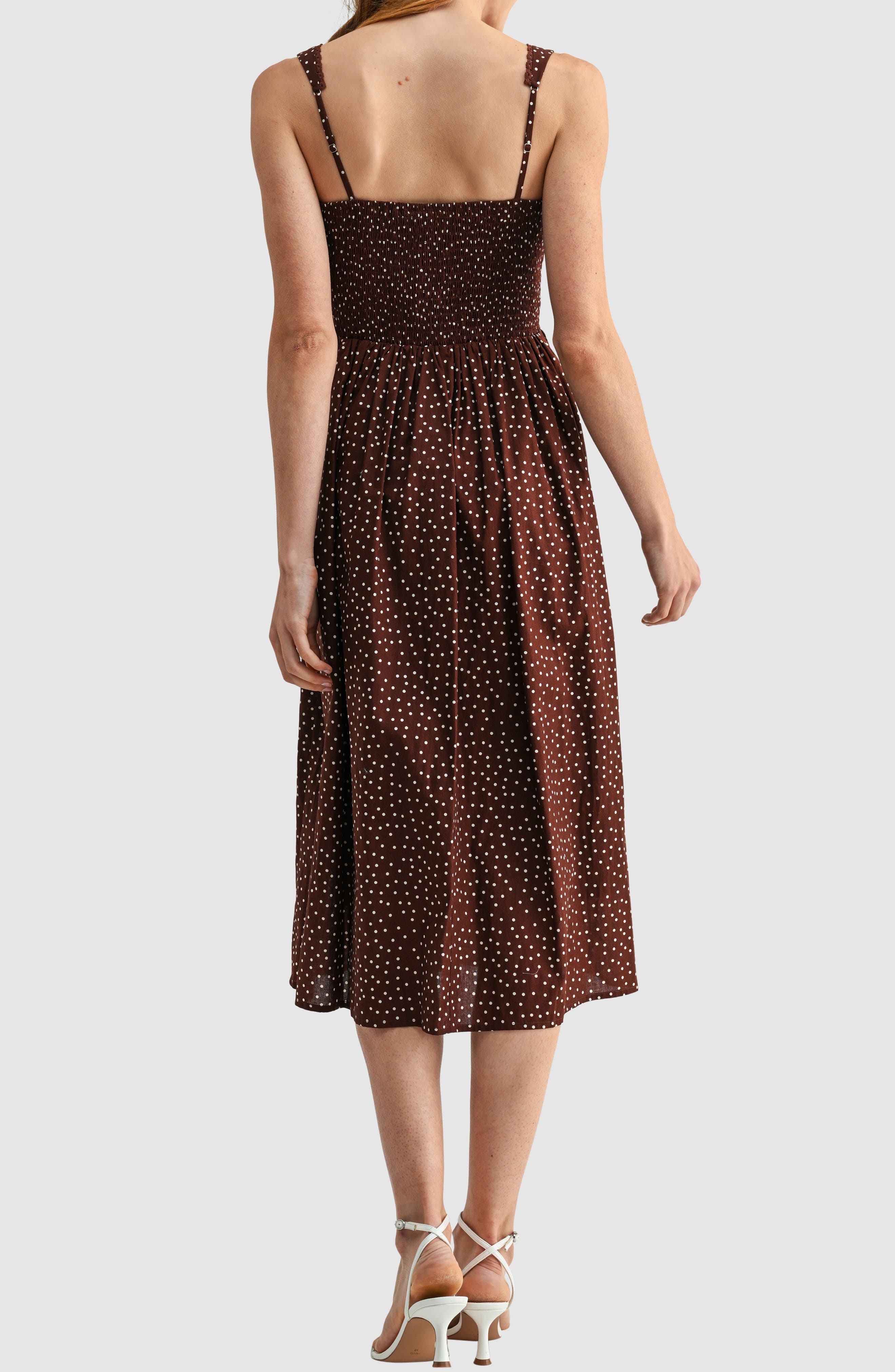 Corset A-Line Midi Dress - image 2