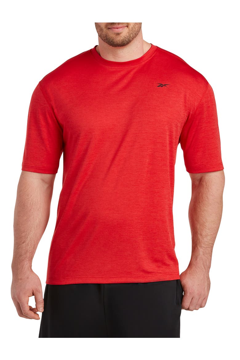 Performance Mesh T-Shirt, Alternate, color, EXCELLENT RED HEATHE