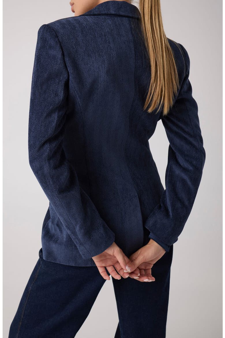 Lille Double Breasted Blazer, Alternate, color, DARING OCEAN MULTI