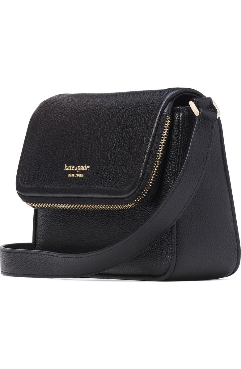 Kate Spade New York run around pebbled leather crossbody bag, Alternate, color,