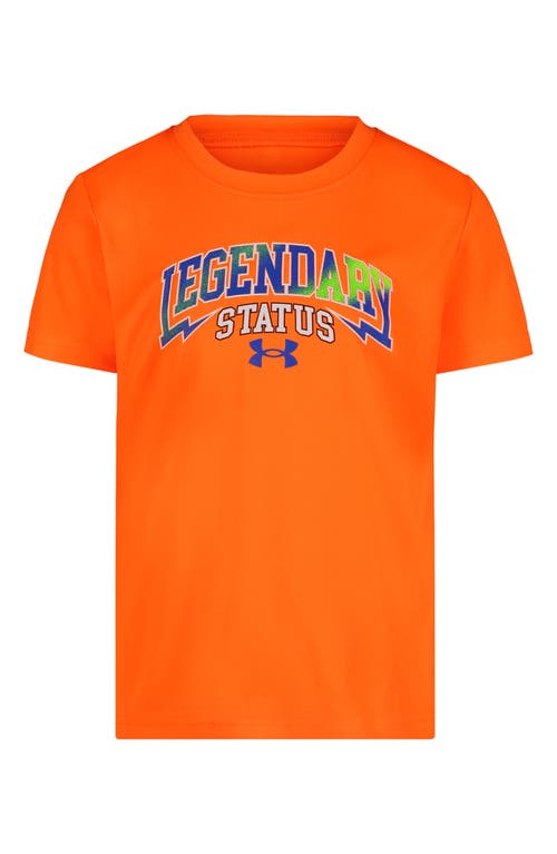 Under Armour Kids' Ua Tech™ Legendary Performance Graphic T-shirt In Blaze Orange