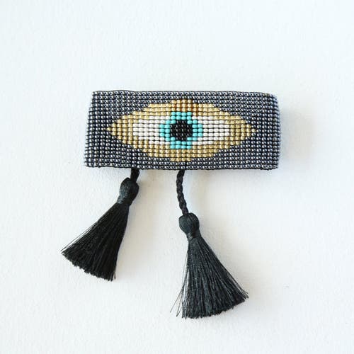 Fosterie Armada Hoop Embera Earrings In Multi