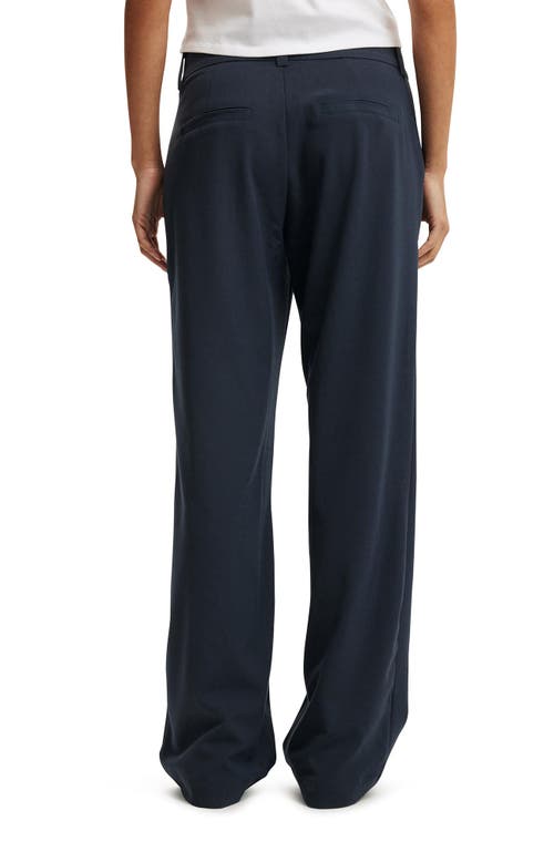 Cotton On Luis Suiting Pant In Ink Navy