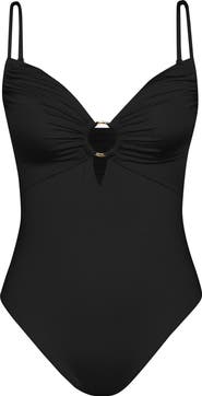 Sunshine 79 Solids Sweetheart One-Piece Swimsuit