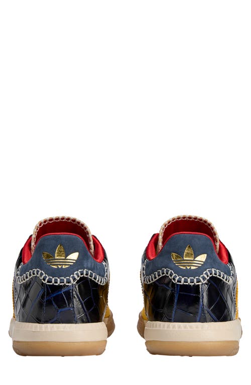 Adidas Originals Adidas X Wales Bonner X Wales Bonner Gender Inclusive Samba Suede Sneaker In Yellow