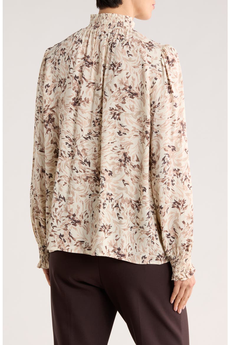 Brie Crepe Shirt, Alternate, color, SCATTERED FLORAL