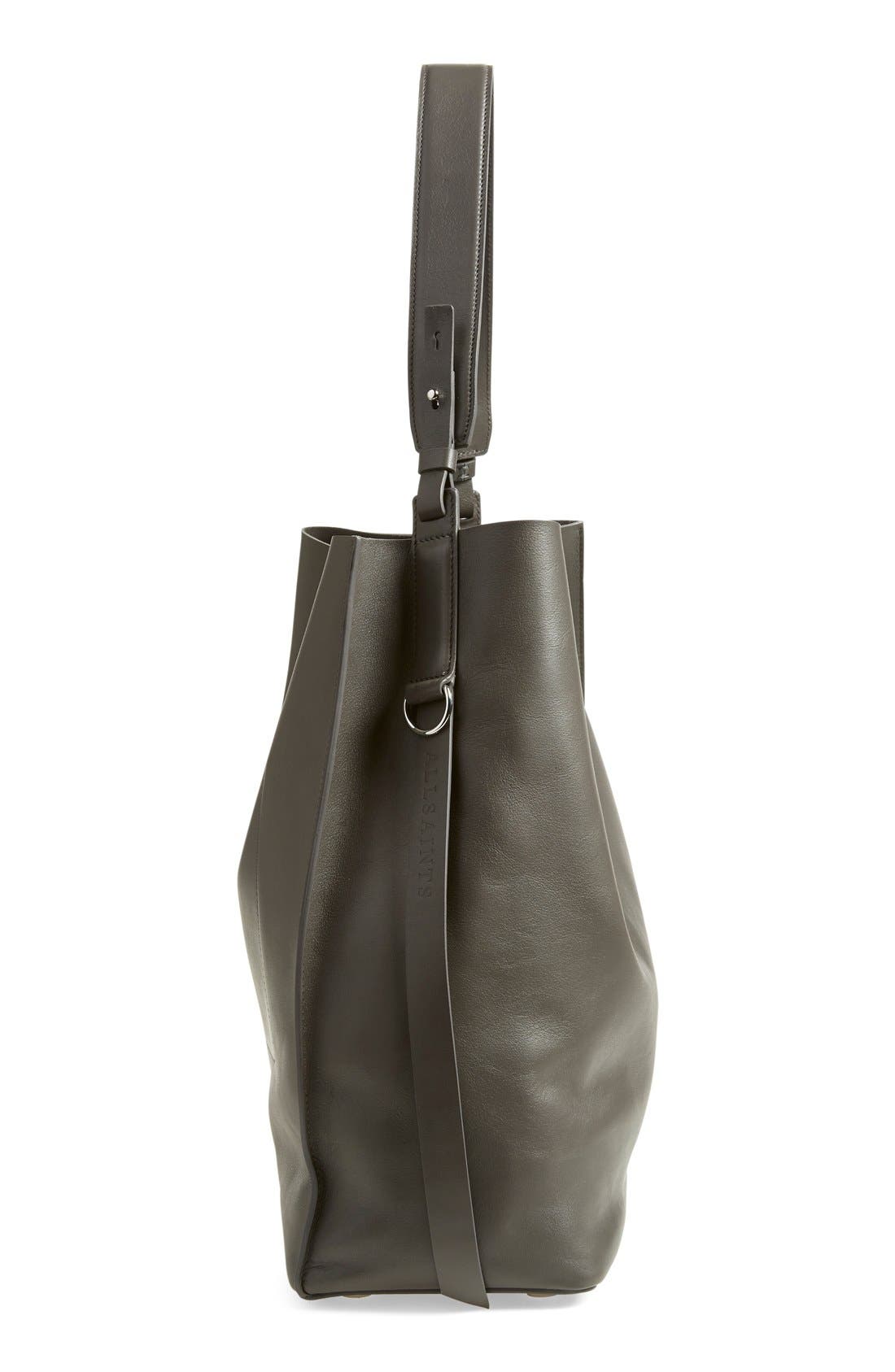 AllSaints 'Paradise North/South' Leather Tote, Alternate, color, 