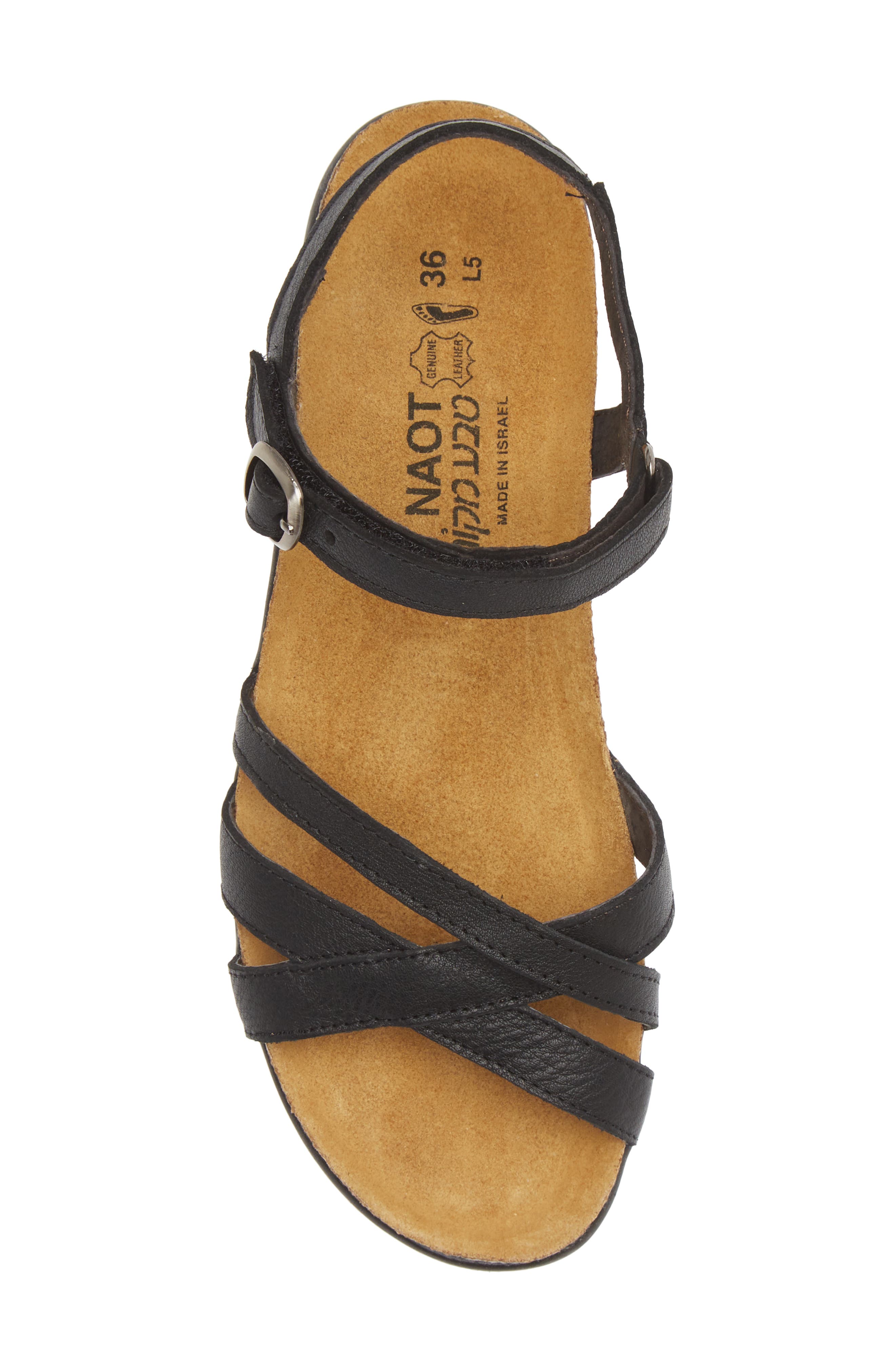 Patricia Sandal, Alternate, color, SOFT BLACK LEATHER