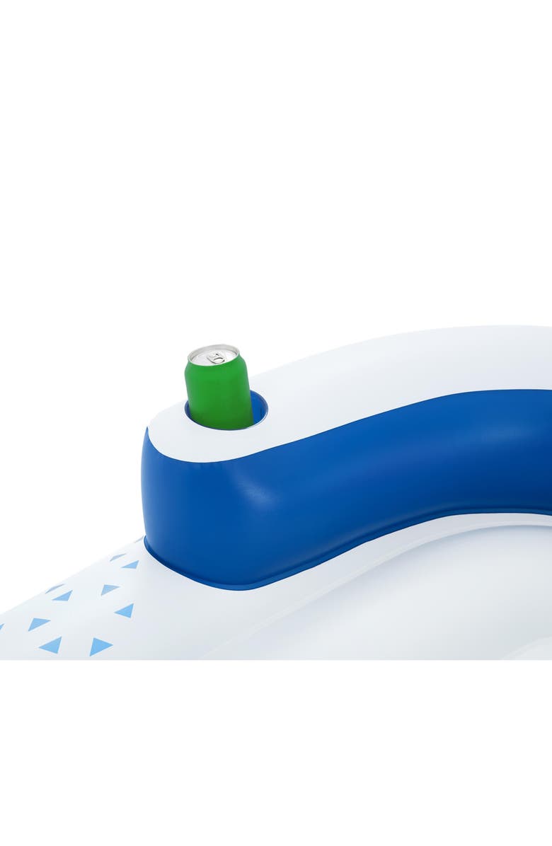 Hydro Force Indigo Wave Pool Lounge Float, 72 Inches, Alternate, color, Blue