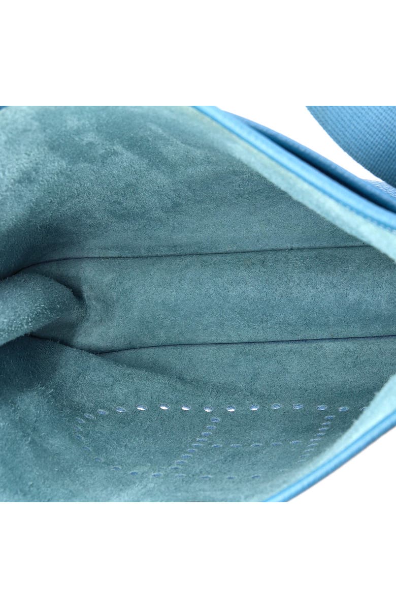 Pre-Owned Hermes Evelyne Bag Gen III Clemence GM, Alternate, color, Bleu Jean